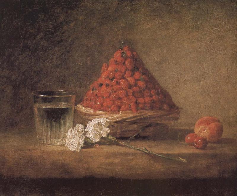 Jean Baptiste Simeon Chardin With wild strawberry basket China oil painting art